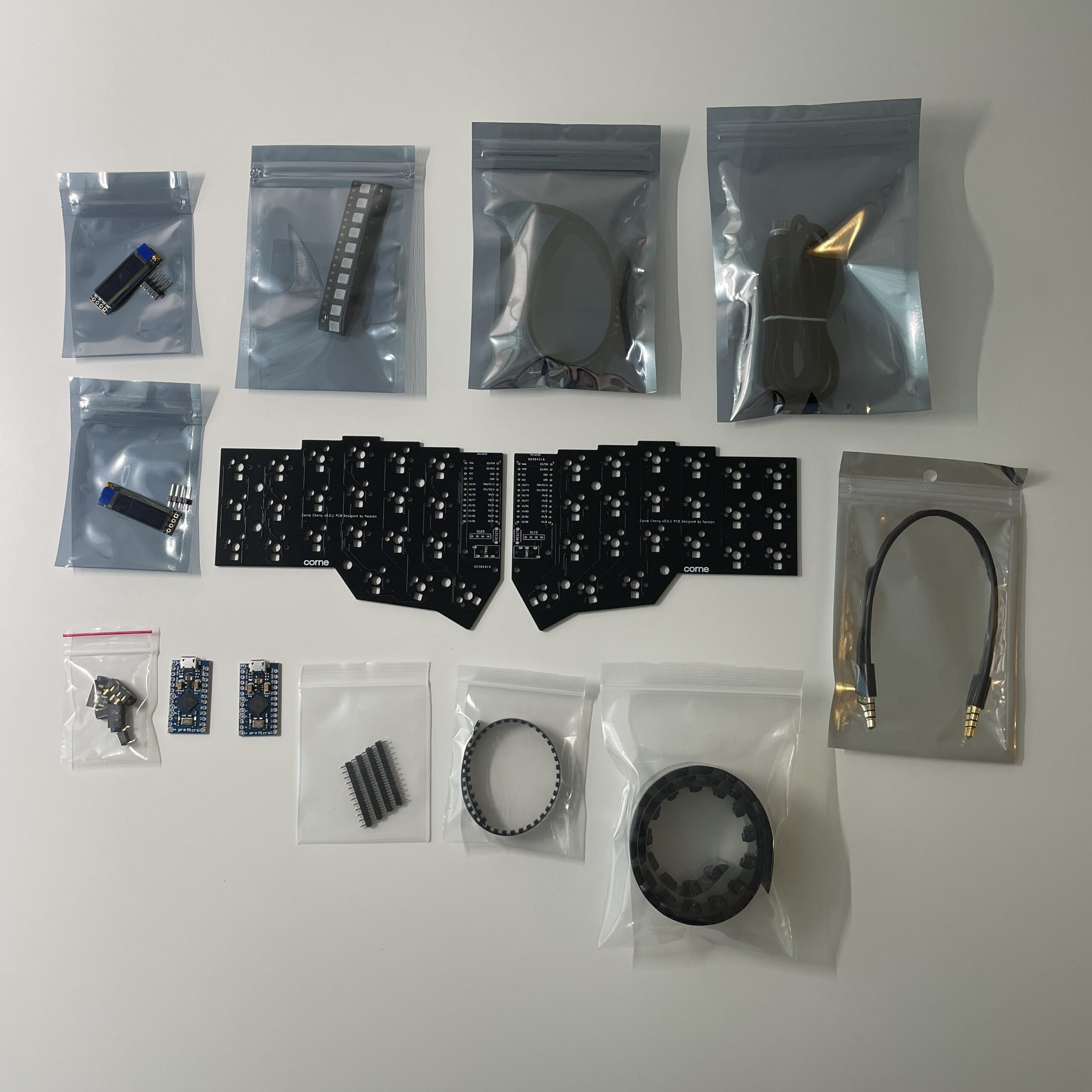Corne Cherry v3.0.1 (crkbd) Hotswap Split Keyboard PCB Kit