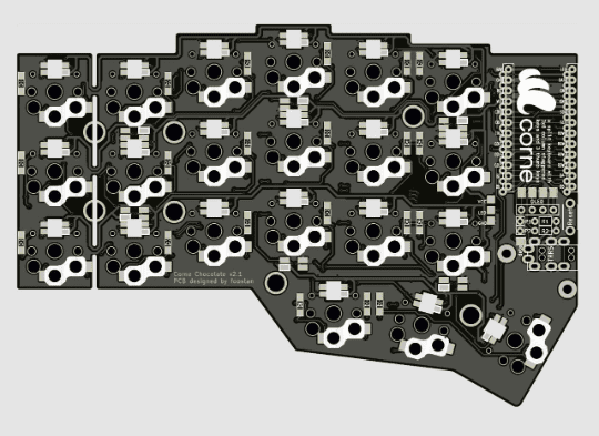 Crkbd v2.1.0 corne choc