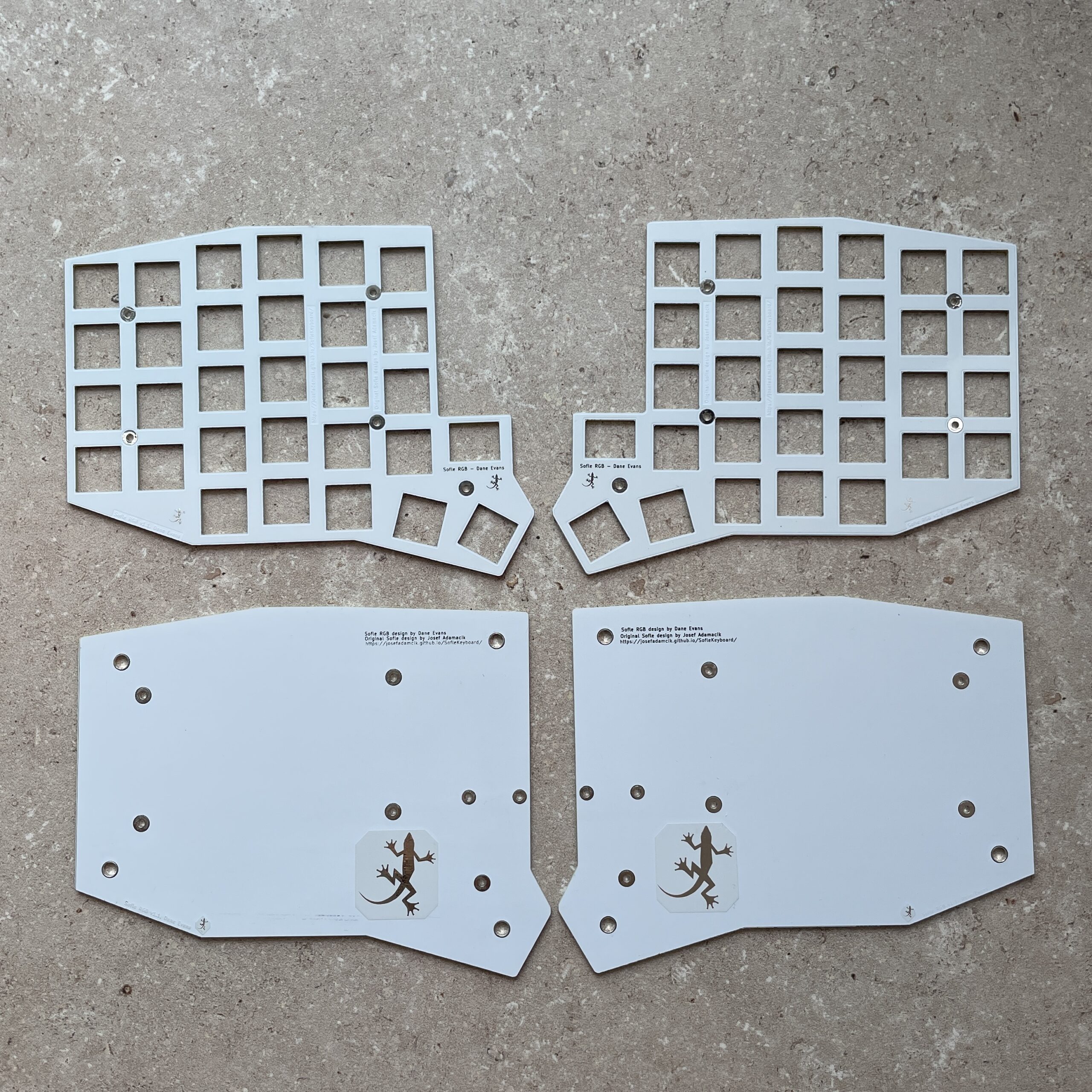 soflev2.1 rgb plate case kit