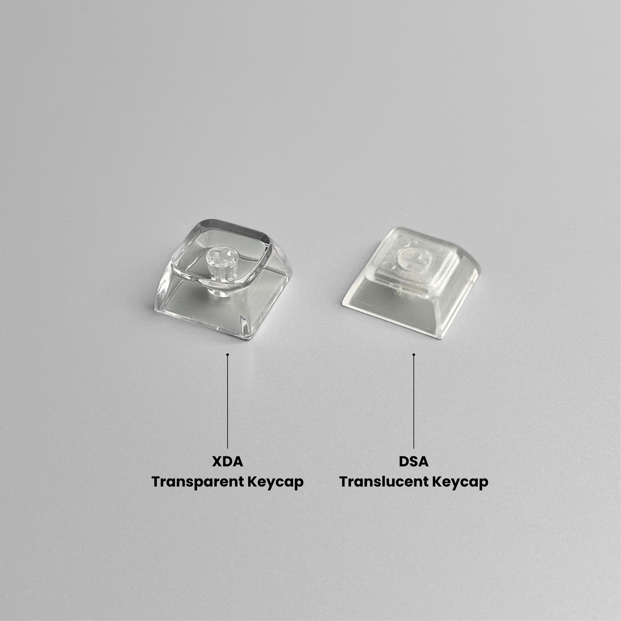XDA Transparent Clear Keycap Glass-like Keycap