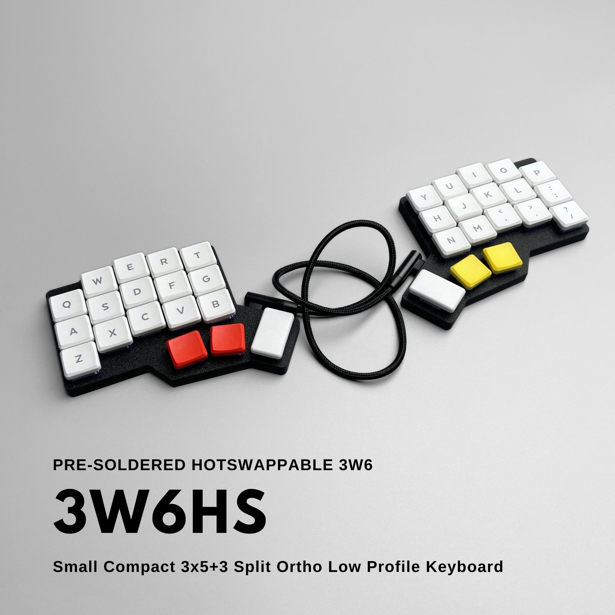 3W6 Hotswap Split Keyboard