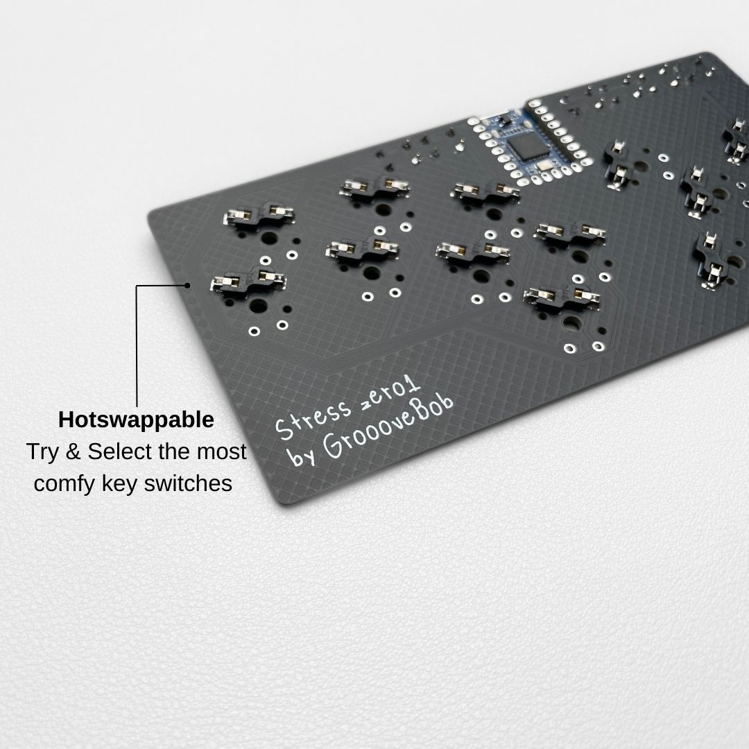 Stress Pocket Arcade Fight Pad Supports GP2040 Firmware