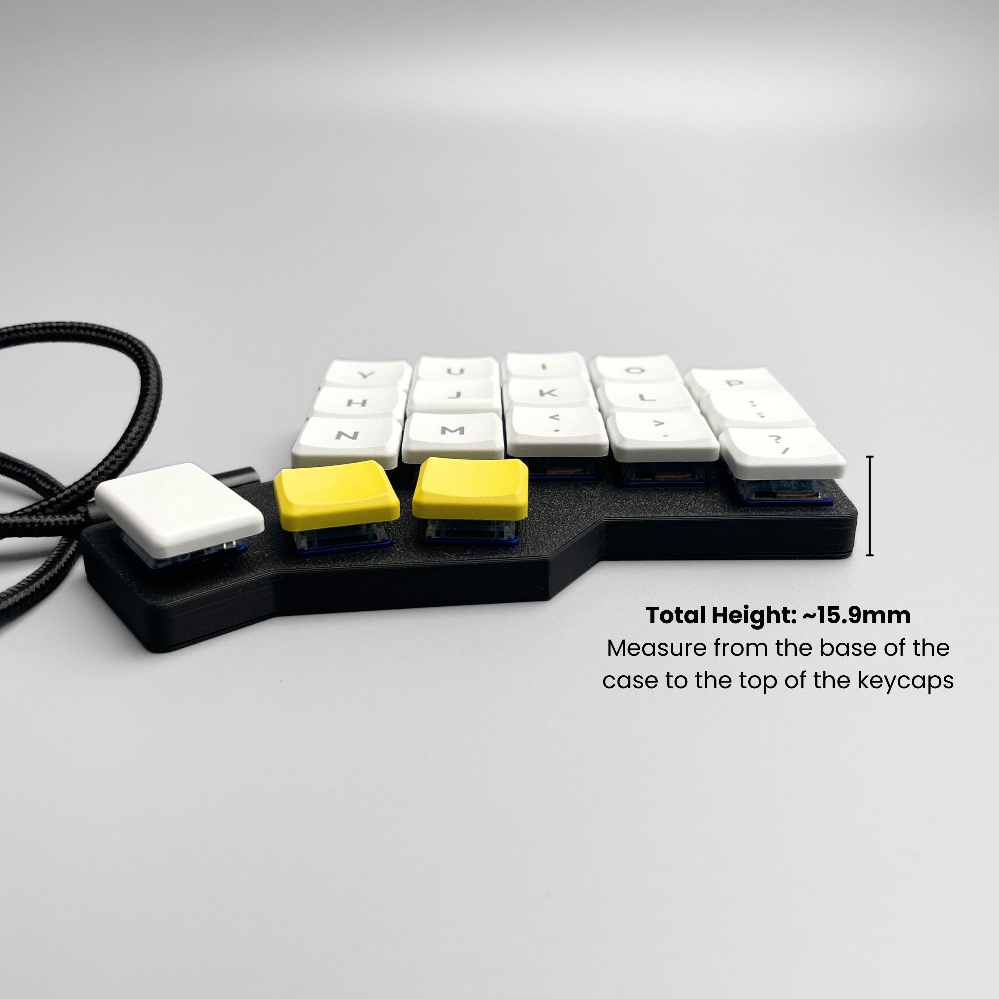 3W6 hotswap low profile split keyboard