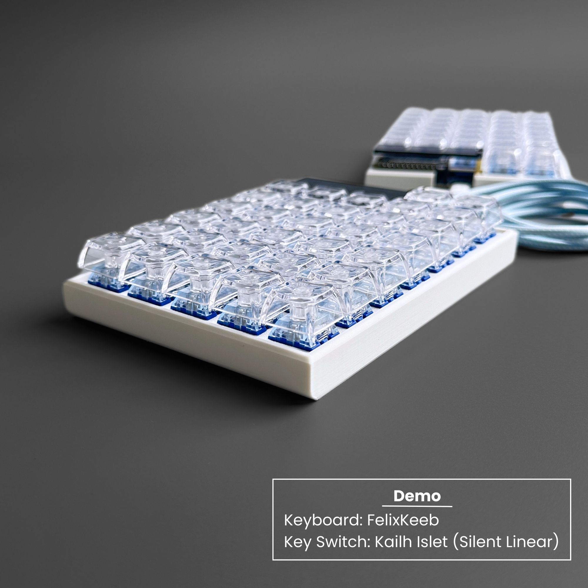 XDA Transparent Clear Keycap Glass-like Keycap